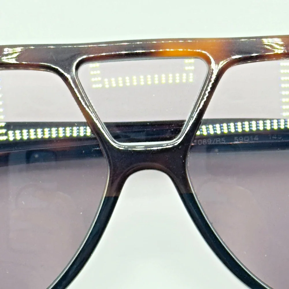 Persol Sunglasses PO3217S 1089R5 Brown Black Tortoise Pilot Frame Grey Lens 59mm